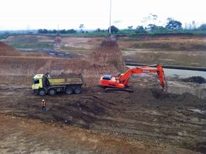 Cada excavadora produjo 42.431 metros cubicos por ano