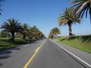 Carretera en Uruguay. Fotografía cortesía de Art of Backpacking (Flickr)