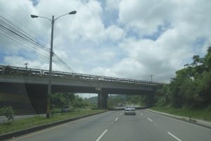 carretera al occidente de Honduras