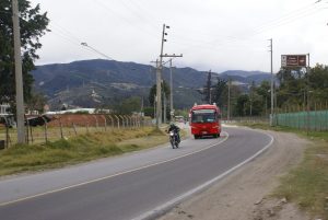 Vía en Colombia. Fotografía de Invías