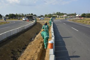 Obras en vías colombianas