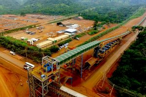 Correa trasnportadora en Vale, Brasil